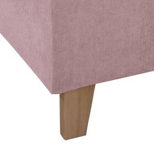 Lit capitonné Woodlake II Velours Ravi: Mauve - 160 x 200cm - Avec espace de rangement