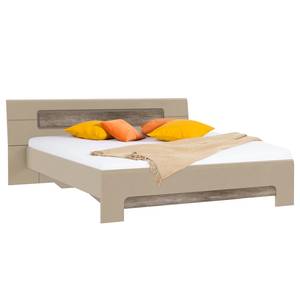 Bedframe Tandel Beige - Bruin - Plaatmateriaal - 200 x 83 x 213 cm