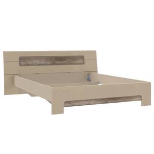 Bedframe Tandel Beige - Bruin - Plaatmateriaal - 200 x 83 x 213 cm