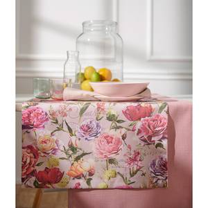 Chemin de table 7701 Polyester / Coton - Rose foncé