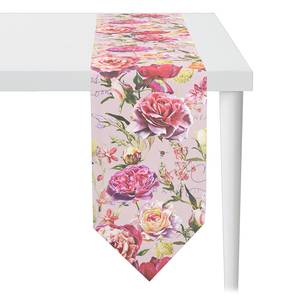 Chemin de table 7701 Polyester / Coton - Rose foncé