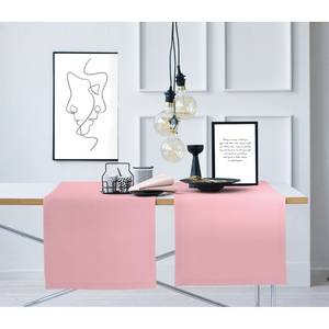 Tischläufer Arizona Polyester / Leinen - Pink