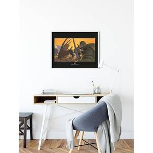 Wandbild Star Wars Tusken Orange / Braun - Papier - 70 cm x 50 cm