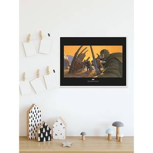 Wandbild Star Wars Tusken Orange / Braun - Papier - 70 cm x 50 cm