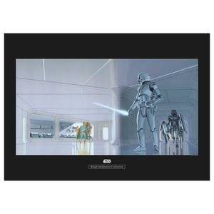 Poster Star Wars Stormtrooper Hallway Blu / Grigio - Carta - 70 cm x 50 cm