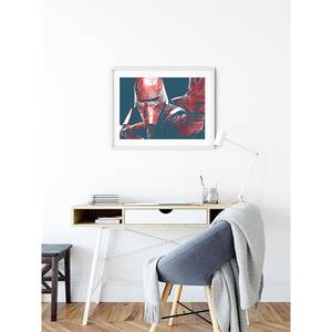 Wandbild Star Wars Faces Kylo Rot / Schwarz - Papier - 70 cm x 50 cm