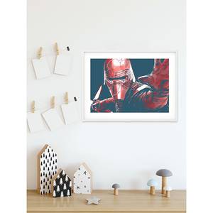 Afbeelding Star Wars Faces Kylo rood/zwart - papier - 70 cm x 50 cm