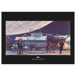 Tableau déco Star Wars Yavin Hangar Multicolore - Papier - 70 x 50 cm