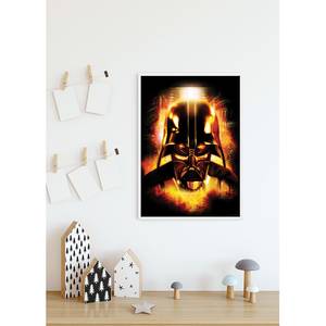 Wandbild Star Wars Vader Head Mehrfarbig - Papier - 50 cm x 70 cm