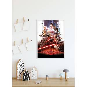 Wandbild Star Wars Movie Poster Rey Mehrfarbig - Papier - 50 cm x 70 cm