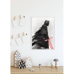 Wandbild Star Wars EP9 Kylo Vader Shadow Mehrfarbig - Papier - 50 cm x 70 cm