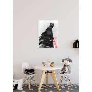 Wandbild Star Wars EP9 Kylo Vader Shadow Mehrfarbig - Papier - 50 cm x 70 cm