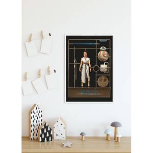 Afbeelding Star Wars Toy Rey meerdere kleuren - papier - 50 cm x 70 cm