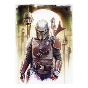 Afbeelding Mandalorian Impaler meerdere kleuren - papier - 50 cm x 70 cm