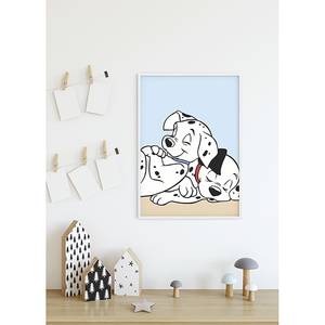 Afbeelding 101 Dalmatiner Cuddle blauw/wit - papier - 50 cm x 70 cm