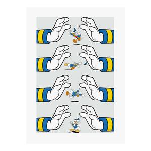 Poster Donald Duck Hands Multicolore - Carta - 50 cm x 70 cm