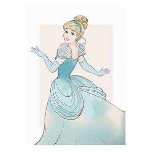 Afbeelding Cinderella Beauty meerdere kleuren - papier - 50 cm x 70 cm