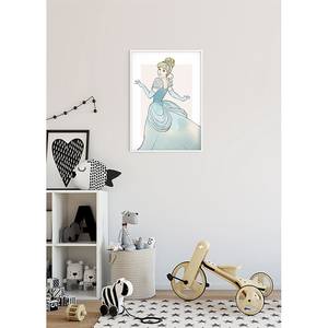 Wandbild Cinderella Beauty Mehrfarbig - Papier - 50 cm x 70 cm