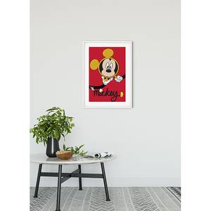 Poster Mickey Mouse Magnifying Glass Multicolore - Carta - 50 cm x 70 cm