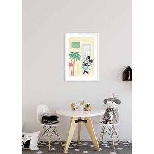 Poster Minnie Mouse Palms Multicolore - Carta - 50 cm x 70 cm