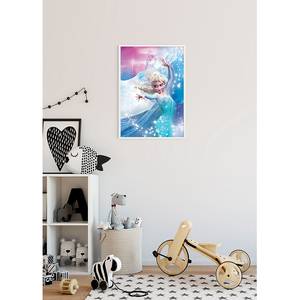 Wandbild Frozen 2 Elsa Action Mehrfarbig - Papier - 50 cm x 70 cm