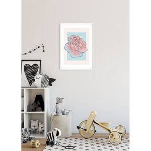 Poster Cinderella Rose Multicolore - Carta - 50 cm x 70 cm