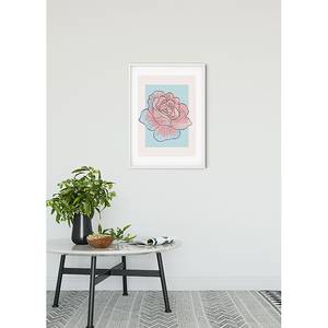 Afbeelding Cinderella Rose meerdere kleuren - papier - 50 cm x 70 cm