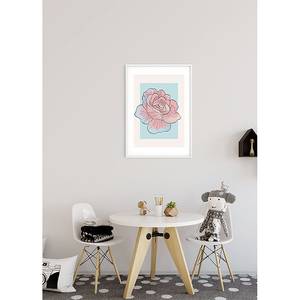 Poster Cinderella Rose Multicolore - Carta - 50 cm x 70 cm