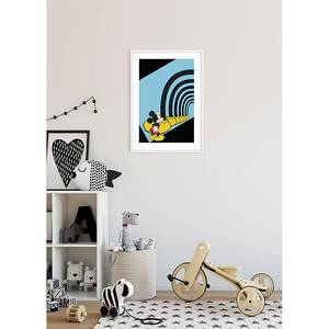 Poster Mickey Mouse Foot Tunnel Multicolore - Carta - 50 cm x 70 cm