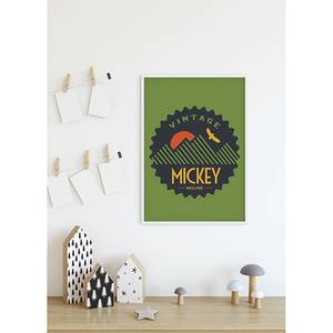 Tableau déco Mickey Mouse Vintage Multicolore - Papier - 50 x 70 cm