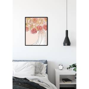 Afbeelding Sleeping Beauty Roses meerdere kleuren - papier - 50 cm x 70 cm