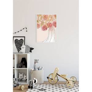 Afbeelding Sleeping Beauty Roses meerdere kleuren - papier - 50 cm x 70 cm