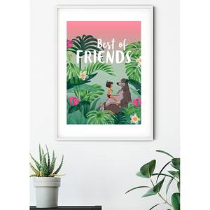 Afbeelding Jungle Book Best of Friends meerdere kleuren - papier - 50 cm x 70 cm