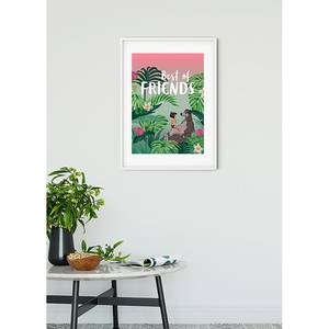 Afbeelding Jungle Book Best of Friends meerdere kleuren - papier - 50 cm x 70 cm