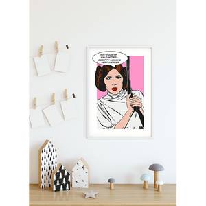 Poster Star Wars Comic Quote Leia Multicolore - Carta - 50 cm x 70 cm