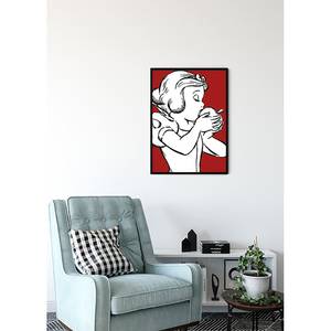 Afbeelding Snow White Apple Bite red rood/wit - papier - 50 cm x 70 cm