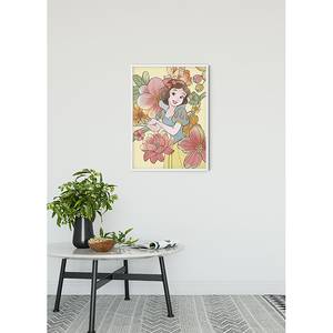 Poster Snow White Flowers Multicolore - Carta - 50 cm x 70 cm