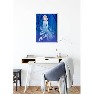 Wandbild Frozen 2 Elsa True To Myself Mehrfarbig - Papier - 50 cm x 70 cm