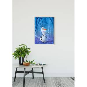 Wandbild Frozen Olaf Crystal Mehrfarbig - Papier - 50 cm x 70 cm