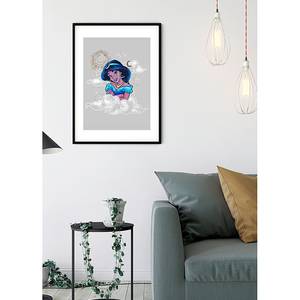 Wandbild Jasmin Clouds Mehrfarbig - Papier - 50 cm x 70 cm