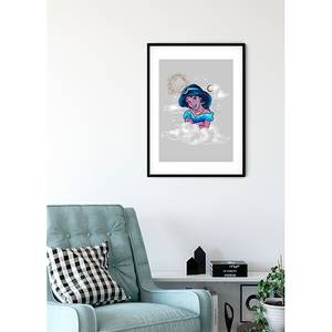 Poster Jasmin Clouds Multicolore - Carta - 50 cm x 70 cm