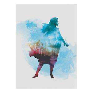 Poster Frozen Anna Aquarell Multicolore - Carta - 50 cm x 70 cm