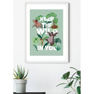 Afbeelding Jungle Book Keep the Wild meerdere kleuren - papier - 50 cm x 70 cm