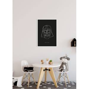 Poster Star Wars Lines Dark Side Vader Multicolore - Carta - 50 cm x 70 cm