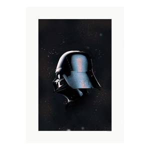Tableau déco Star Wars Helmets Vader Multicolore - Papier - 50 x 70 cm