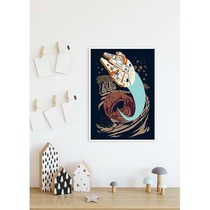 Poster Star Wars Vector Asteroid Worm Multicolore - Carta - 50 cm x 70 cm