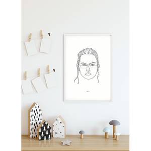 Afbeelding Star Wars Force Faces Rey meerdere kleuren - papier - 50 cm x 70 cm