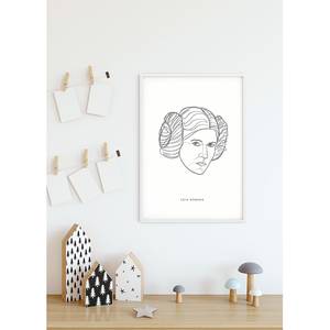 Poster Star Wars Force Faces Leia Multicolore - Carta - 50 cm x 70 cm