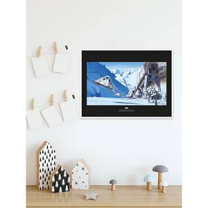 Wandbild Hoth Battle Snowspeeder Mehrfarbig - Papier - 70 cm x 50 cm