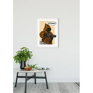 Tableau déco Star Wars Comic Quote Java Multicolore - Papier - 50 x 70 cm